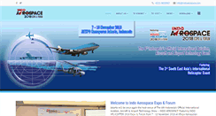 Desktop Screenshot of indoaerospace.com